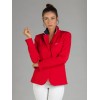 Naska Lady - Veste de concours équestre - Modèle femme - couleur Rouge à col Marine